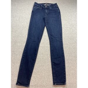 Paige Jeans‎ Womens 24 Blue Verdugo Ultra Skinny Mid Rise Stretch Denim